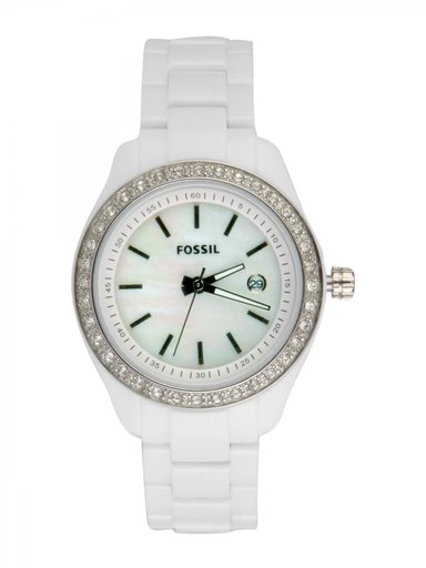 Fossil Women White Dial Watch ES2437