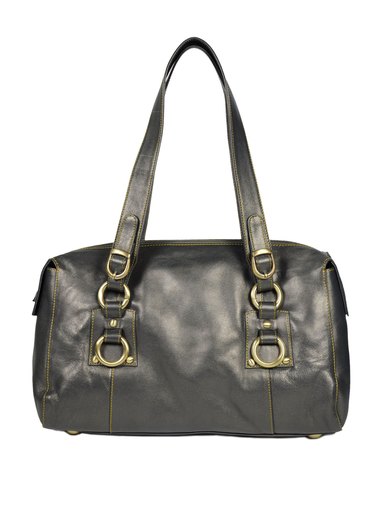 Murcia Women Lambretta Black Green Handbags