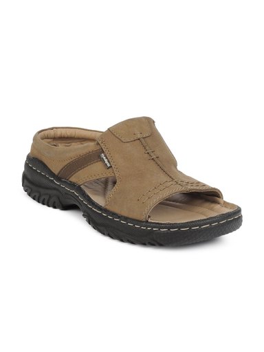 Red Chief Men Khaki Sandals