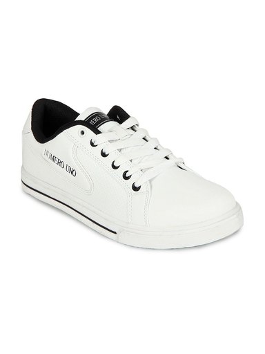 Numero Uno Men White Casual Shoes