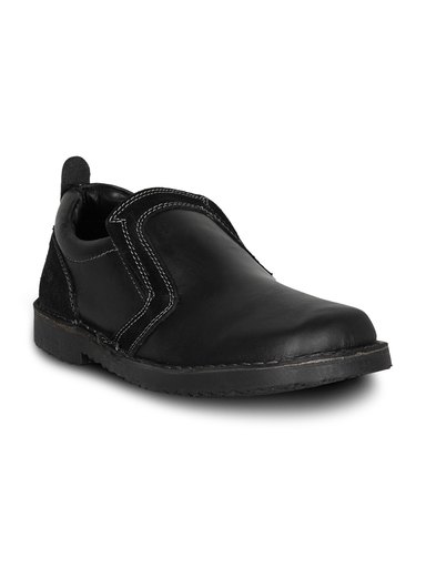Red Tape Men Black Shoes