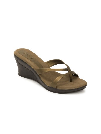 Catwalk Women Bronze Wedges