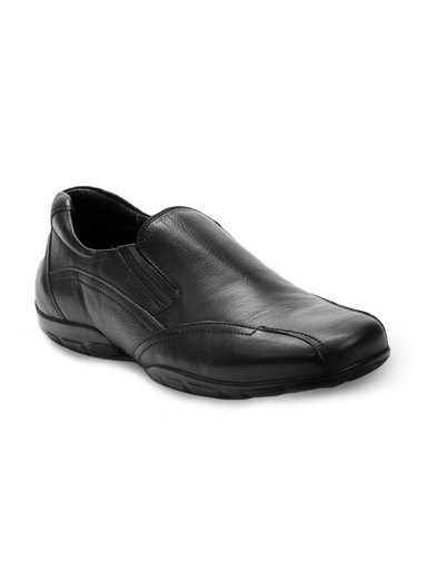 Franco Leone Men Black Formal Shoes