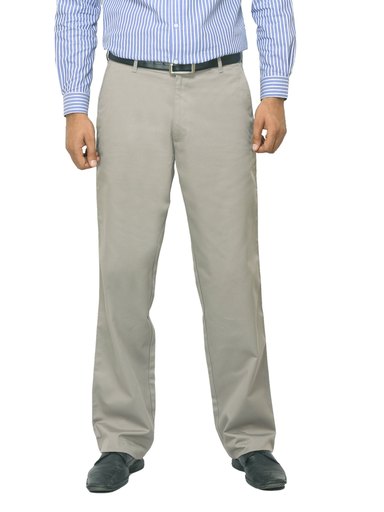 Basics Men Khaki Trousers