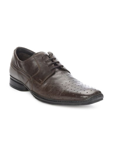 Franco Leone Men Brown Formal Shoes
