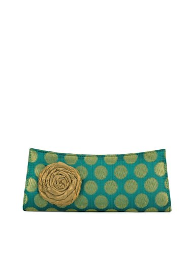 Pitaraa Women Green Clutch