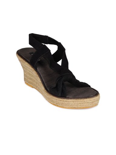 Rocia Women Black Wedges