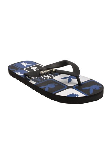 Playboy Men Casual Blue Slippers