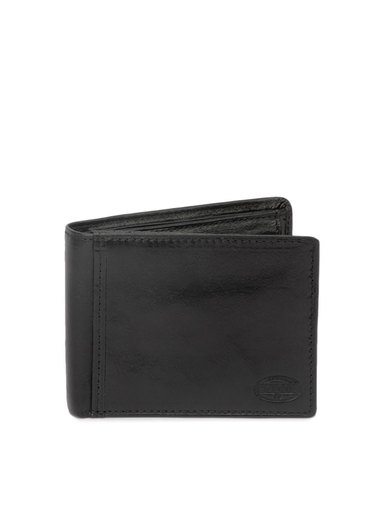 Fossil Men Black Transit Wallet