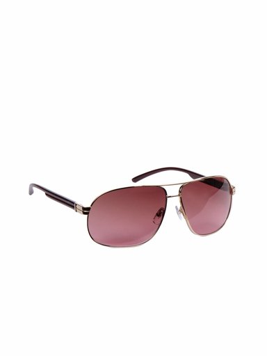 Opium Men Aviator Gold Sunglasses