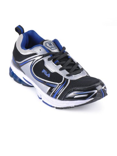 FILA Men Black Galaxy Sports Shoes