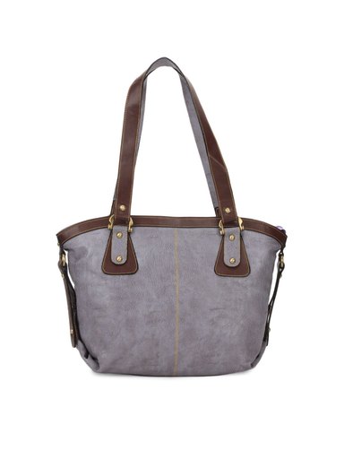 Murcia Women Denim Print Lavender Handbag