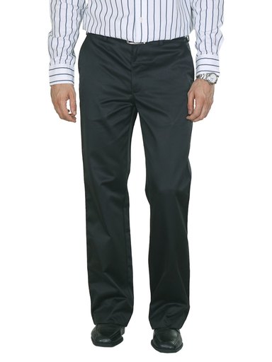 Peter England Men Black Formal Trousers