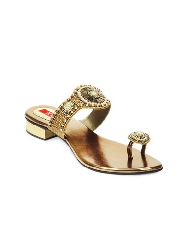 HM Women Golden Flats
