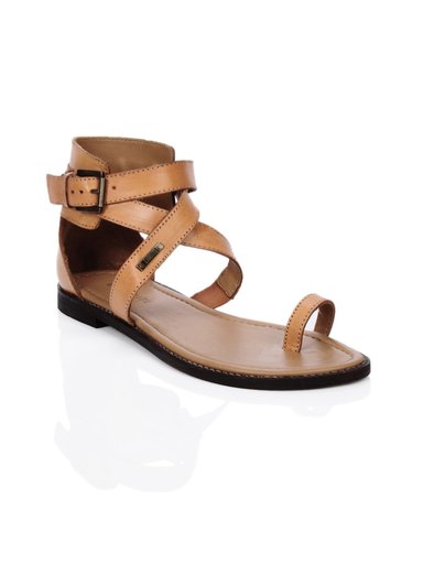 Enroute Women Tan Flats