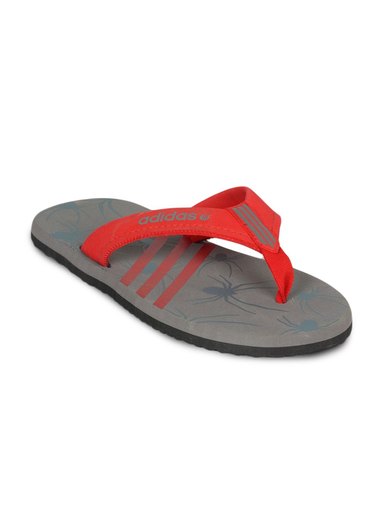 ADIDAS Men's Spiders Grey Flip Flop