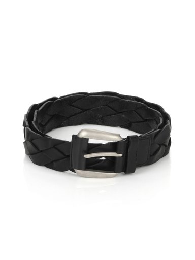 Wills Lifestyle Men Leather Black Belt