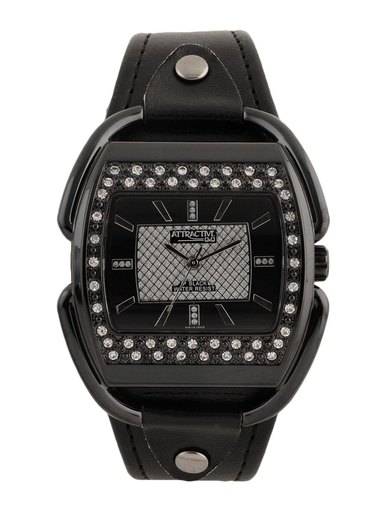 Q&Q Attractive Women Black Dial Watch