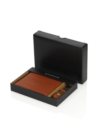 Wills Lifestyle Men Leather Accessory Gift Set